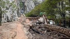 Oštećenja pješačkih staza u kanjonu Velike Paklenice