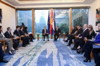 Bilateralni sastanak predsjednika Republike Zorana Milanovića i kralja Filipa VI., Foto: Sanjin Strukic/PIXSELL