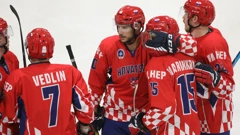 Hrvatska reprezentacija u hokeju na ledu (arhivska fotografija)