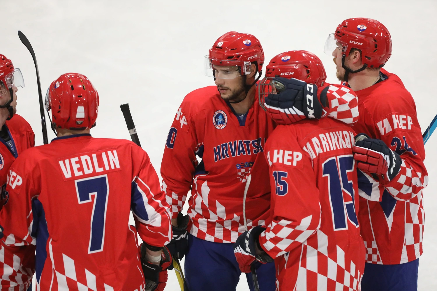 Hrvatska reprezentacija u hokeju na ledu (arhivska fotografija)