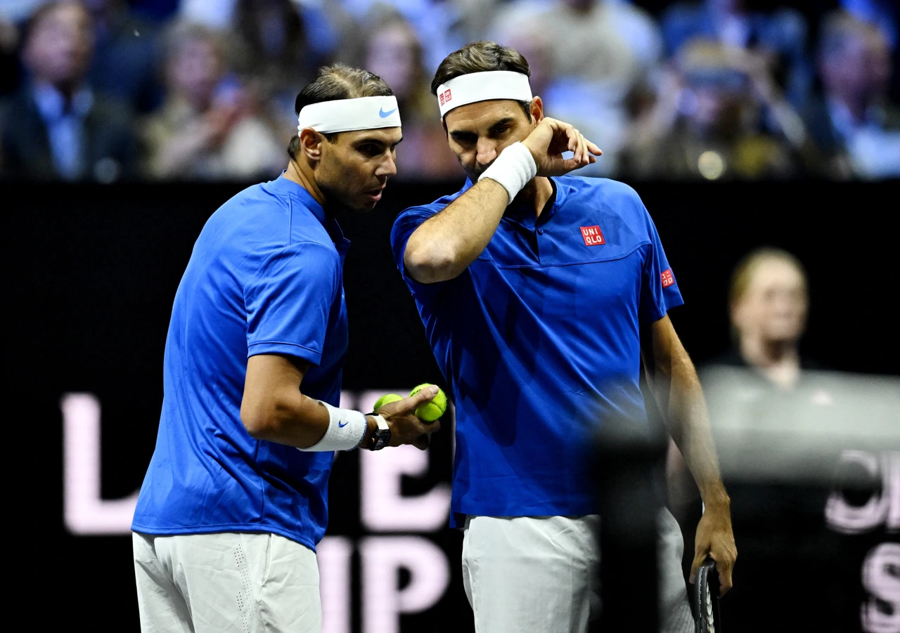 Roger Federer i Rafael Nadal, Foto: /Dylan Martinez/Reuters