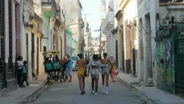 Kuba - ulica u Hvani