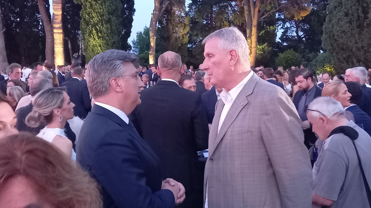 Premijer Plenković i Željko Jerkov