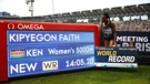 Faith Kipyegon nakon rušenja rekorda na 5.000 metara