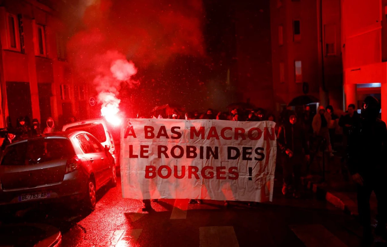 Prosvjedi u Lyonu, nakon objave rezultata francuskih predsjedničkih izbora