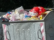 Varaždin se jutros guši u komunalnom otpadu, Foto: HTV/HRT
