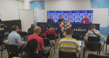 Konferencija za medije hrvatske nogometne reprezentacije