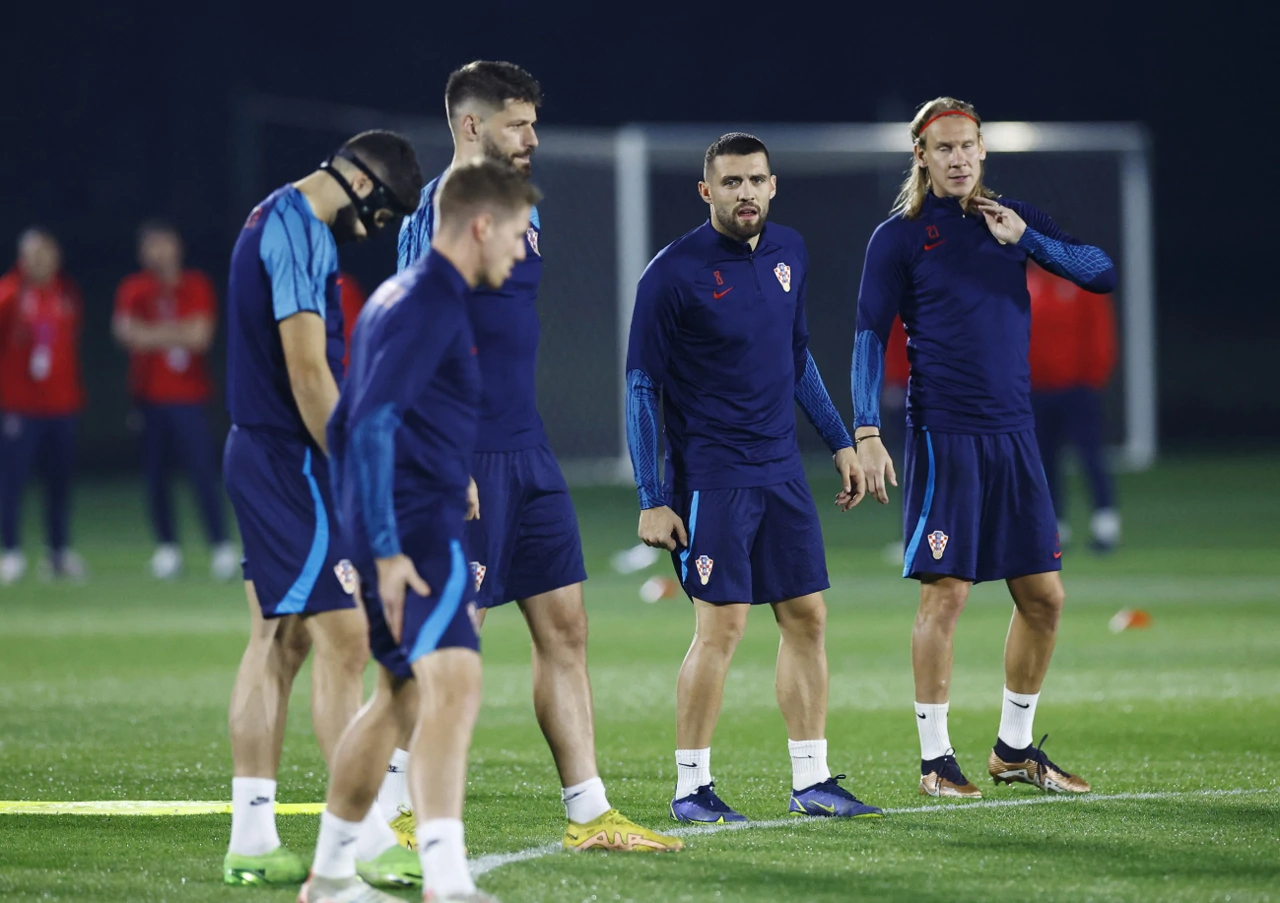 Trening hrvatske nogometne reprezentacije, Foto: Peter Cziborra/REUTERS
