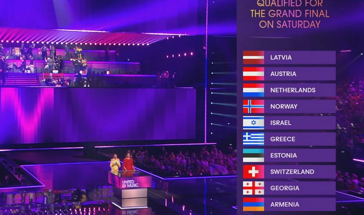 Završilo drugo polufinale; evo koje zemlje su se plasirale u finale 