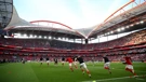 Zagrijavanje uoči utakmice Benfica - Marseille