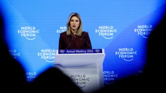 Olena Zelenska u Davosu