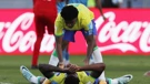 Brazilski nogometaši nakon poraza od Izraela