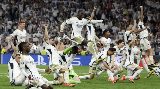 Slavlje igrača Real Madrida nakon plasmana u finale Lige prvaka