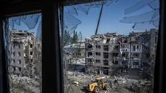 Posljedice raketiranja u gradu Pokrovsku