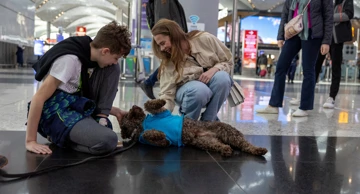 Terapijski psi u zračnoj luci Istanbul