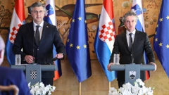 Premijer Andrej Plenković s predsjednikom slovenske Vlade Robertom Golobom