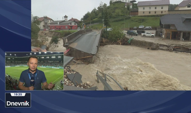 Nogometno-humanitarni spektakl u Ljubljani za žrtve poplava u Sloveniji
