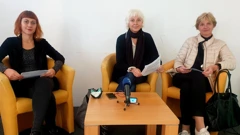 Irena Burba, Dušica Radojčić i Koviljka Aškić na konferenciji za novinare (foto: Tatjana Kaštelan/HRT)