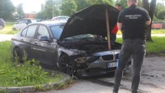 Izgorio BMW u Karlovcu