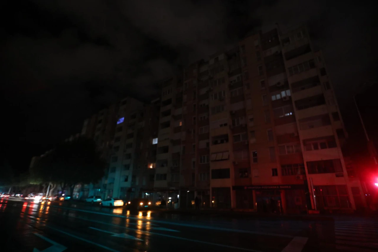 Veliki dio Splita ostao bez struje, Foto: Ivo Čagalj/PIXSELL