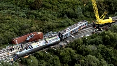  Fotografije iz zraka sanacije mjesta nesreće putničkog i teretnog vlaka 