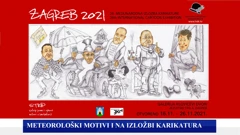 Međunarodna izložba  karikatura 2021. Zagreb 2021., Foto: HTV/HRT
