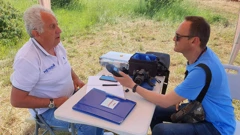 Dr. Smiljan Gluščević u razgovoru s našim novinarom, Foto: M. Dražić/HRT Radio Zadar