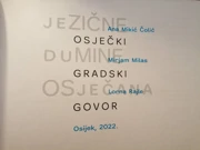 „Osječki gradski govor. Jezične dumine Osječana” , Foto: TM/Radio Osijek