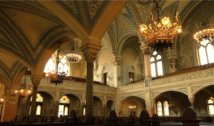 Unutrašnjost segedinske sinagoge