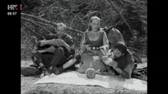 Scena iz filma "Djevičanski izvor" Ingmara Bergmana