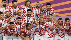 Slavlje hrvatskih nogometaša
