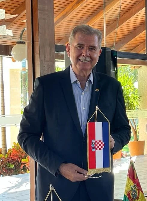 Robert Jakubek, cónsul de Croacia, Foto: fotografia cedida/Comunidad Croata de Santa Cruz