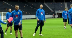Zlatan Ibrahimović na treningu, Foto: -/REUTERS