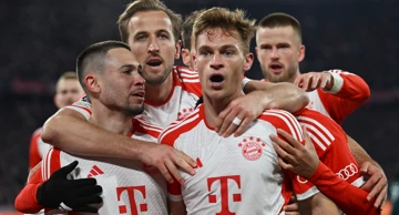 Bayern - Arsenal, slavlje nakon gola Kimmicha