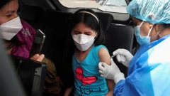 Cijepljenje djece u Limi, Peru