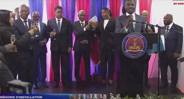 Svečanost inauguracije prijelaznog vijeća Haitija