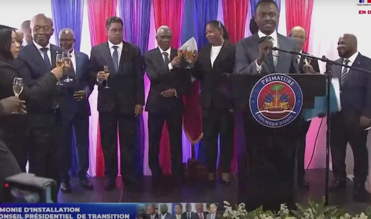 Svečanost inauguracije prijelaznog vijeća Haitija