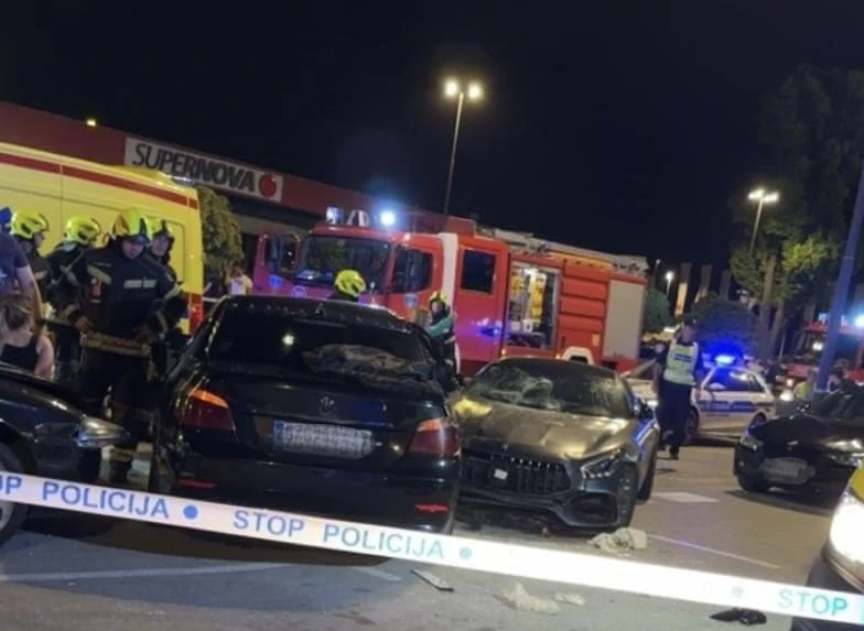 Teška nesreća u Novom Zagrebu, vozač se zaletio u skupinu ljudi, Foto: Čitatelj portala /HRT