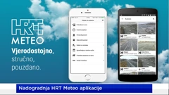 I prometne informacije u HRT METEO aplikaciji, Foto: HRT/HRT