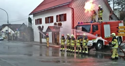 Vatrogasci Općine Mrkopalj, impresivan doček za Leonu Popović, Foto: Nenad Lučić/Radio Rijeka