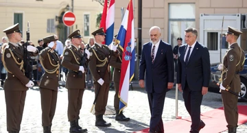 Albanski premijer Edi Rama i hrvatski Andrej Plenković  