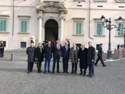 La delegazione dell'UI e i rappresentanti della CNI presenti a Roma (foto: Maurizio Tremul), Foto: -/-