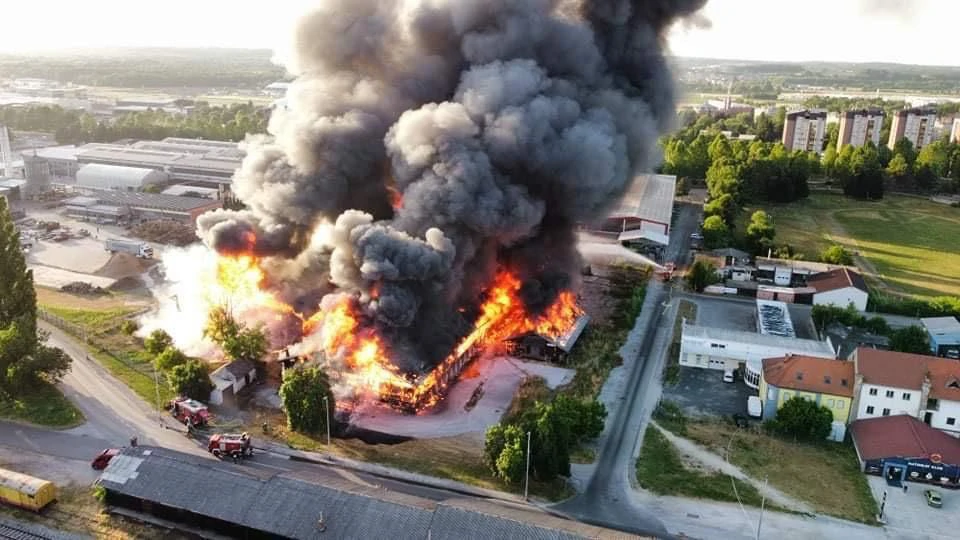 Požar u Čakovcu, Foto: Ervin Živčec/HRT