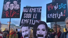 Štrajk novinara RTV Slovenije