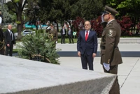 Predsjednik Albanije Bajram Begaj položio vijenac ispred Spomenika domovini , Foto: Zeljko Lukunic/PIXSELL