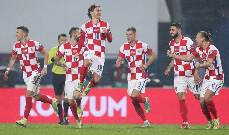 Slavlje hrvatskih nogometaša 