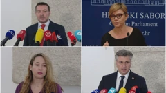 Arsen Bauk, Sandra Benčić, Marija Selak Raspudić, Andrej Plenković