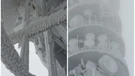 Ne prilazite TV tornju Sljeme zbog opasnosti od pada leda