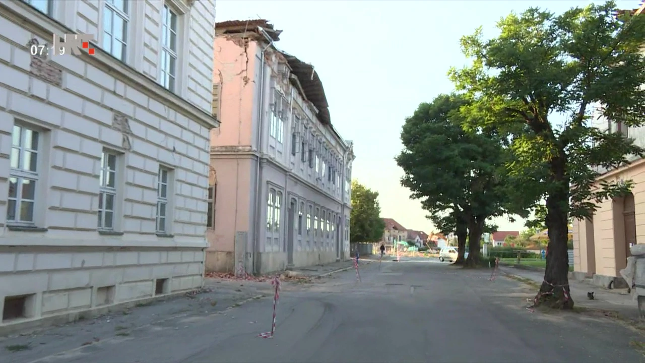 Petrinja, osam mjeseci nakon potresa, Foto: Dobro jutro, Hrvatska/HRT