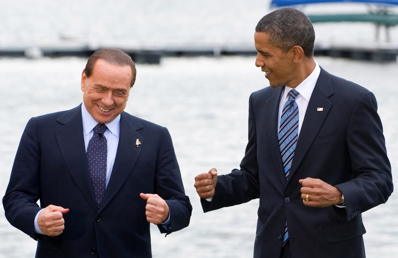Berlusconi i Obama, Foto: Saul Loeb/Reuters